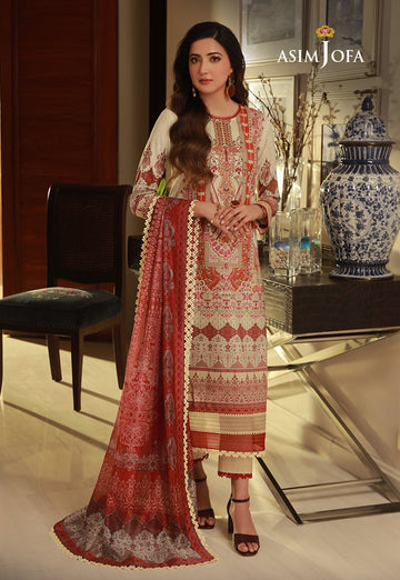 Asim Jofa AJAS-10 (3-Pcs) Asra Intermix Collection Online Shopping